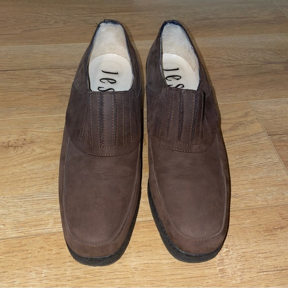 Brown Heeled Loafers - Picture 2 of 2
